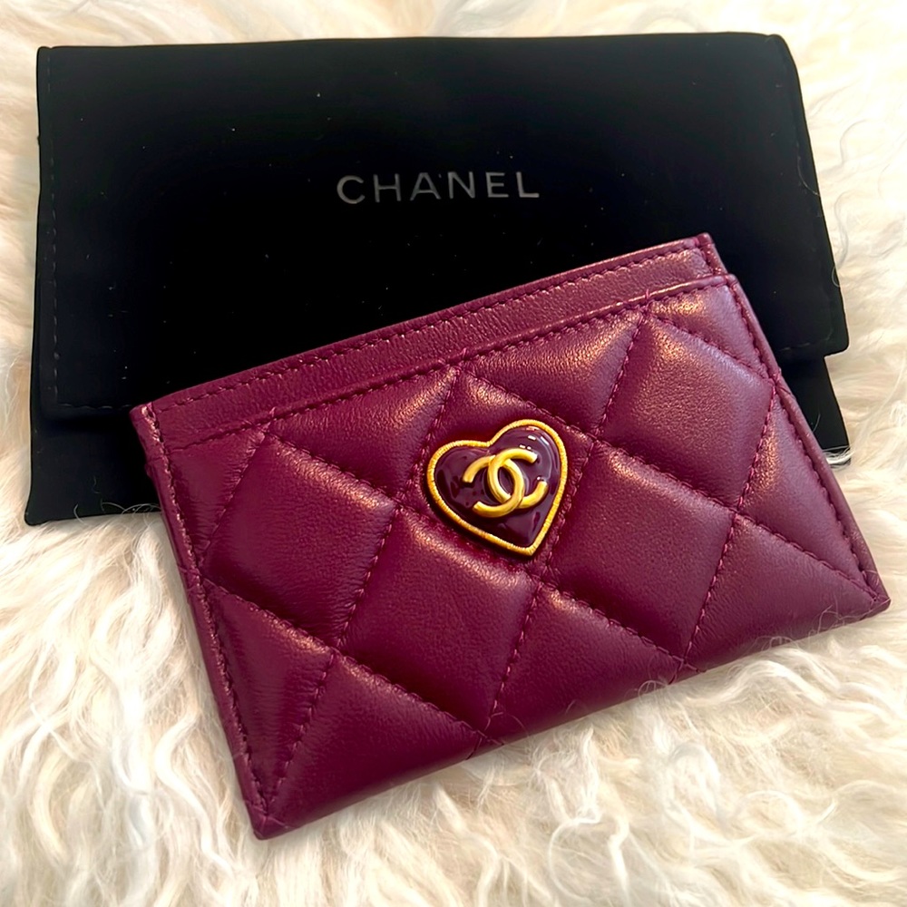 Authentic, Rare CHANEL card case